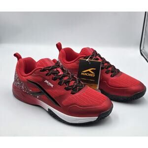 Hundred Beast Max Badminton Shoes Red Black Size 7 New In Box
